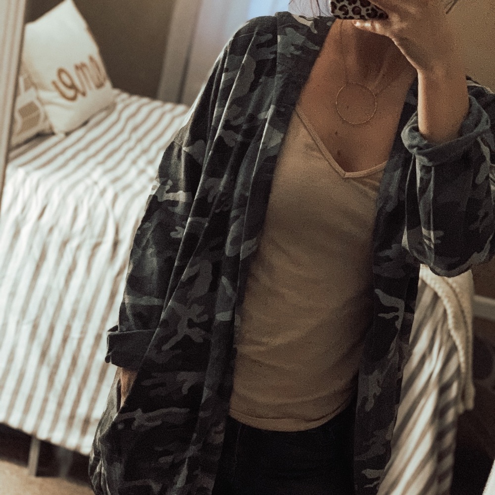 Green Camo Utility Jacket